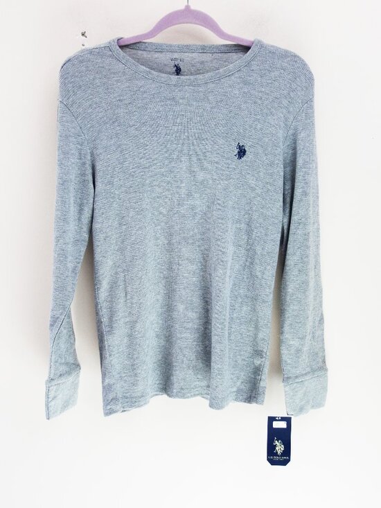 U.S. Polo Assn. Other - U.S. Polo Assn. Men's Solid color Grey Longsleeve Shirt Size (M) NWT!